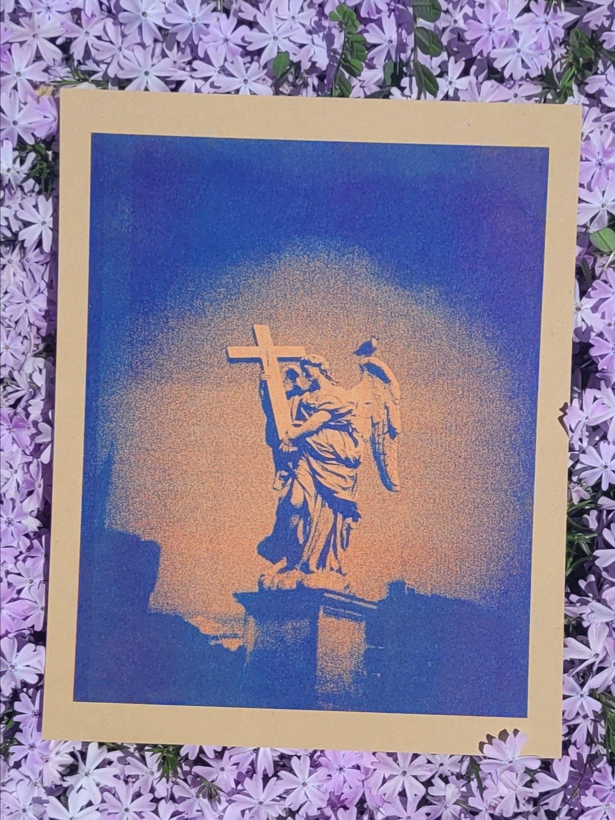 Baroque Angel Riso Print product image (1)