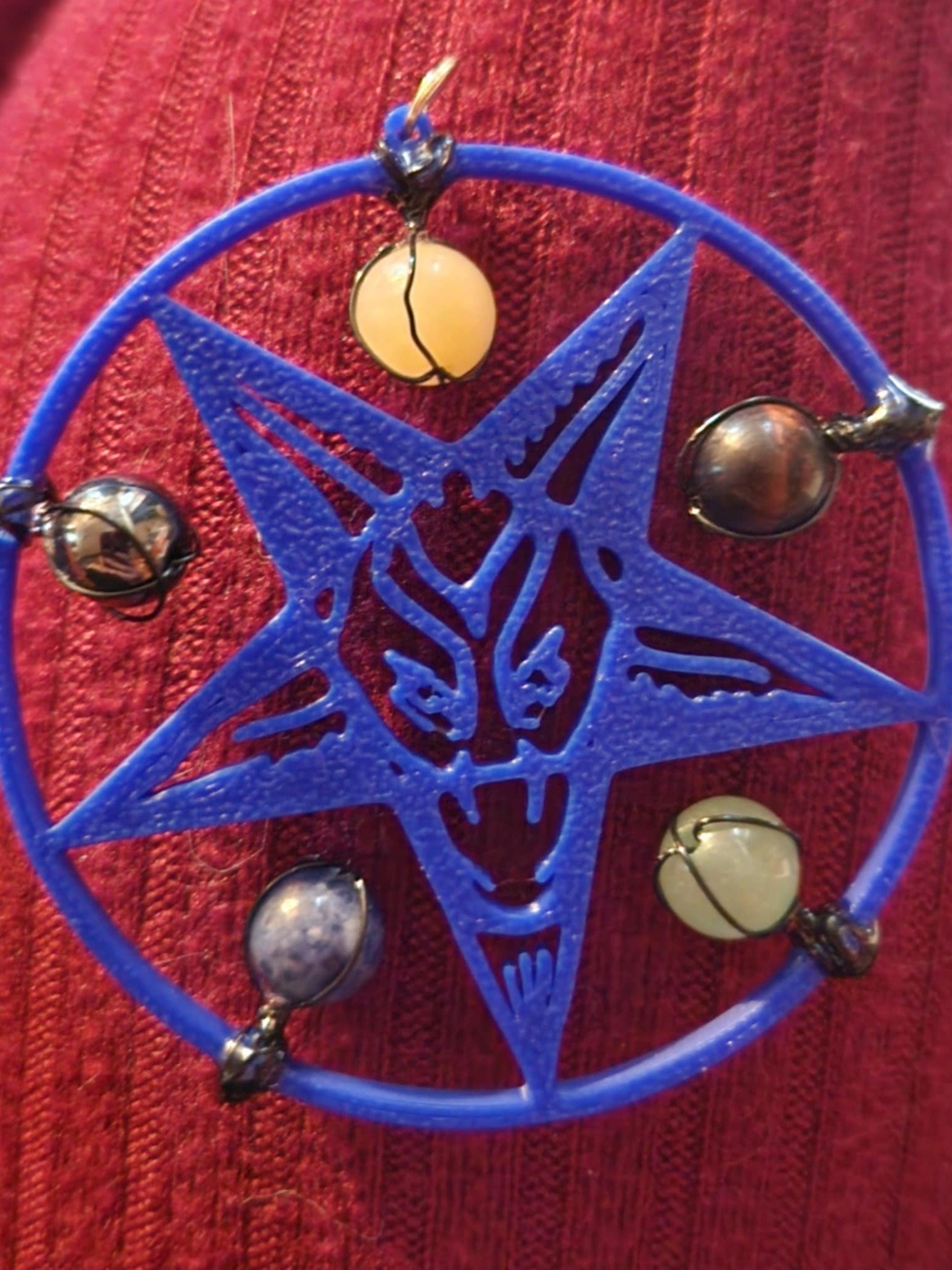 Baphomet jewelry set product image (3)