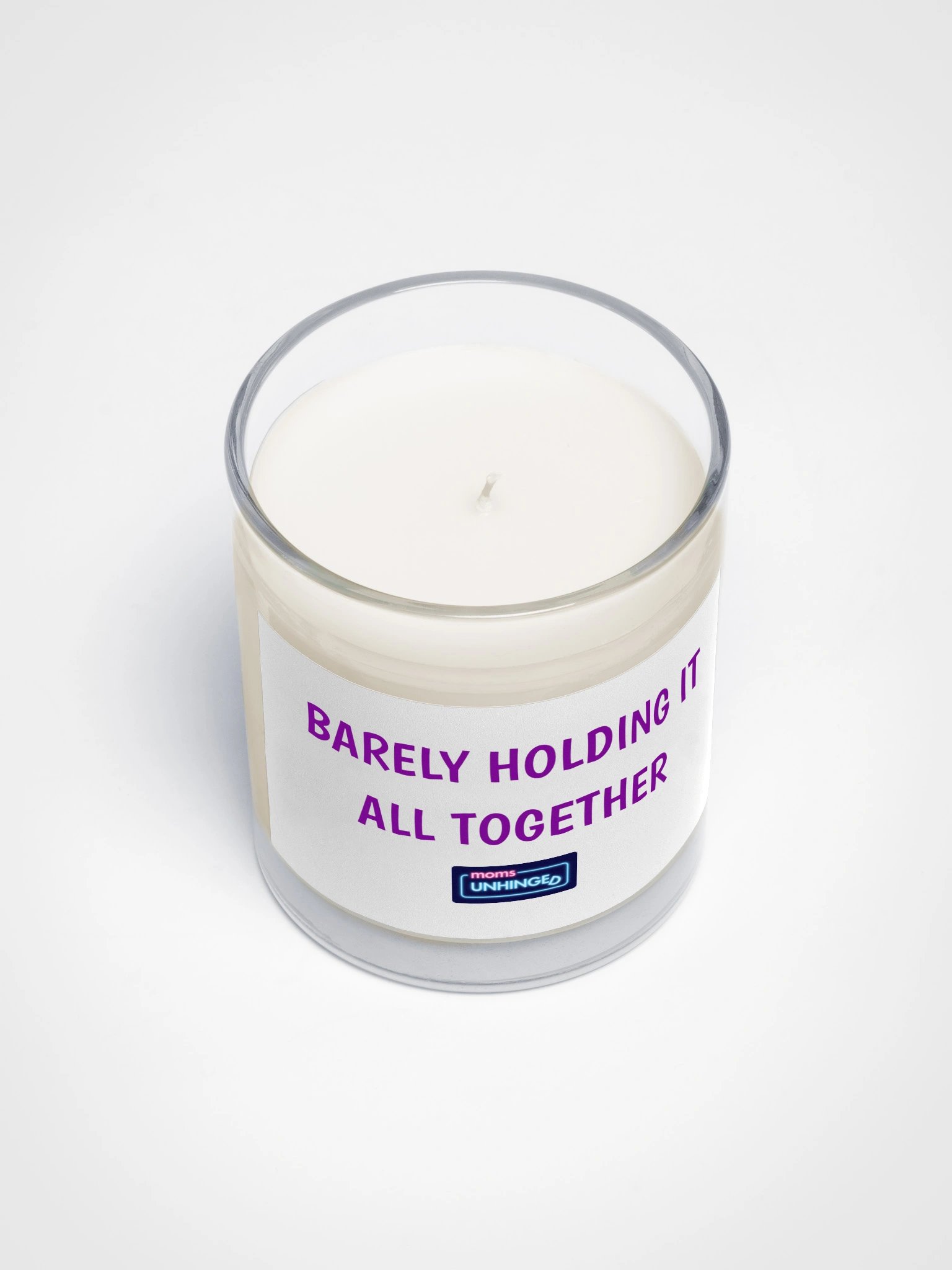 Moms Unhinged Candle - Barely product image (3)