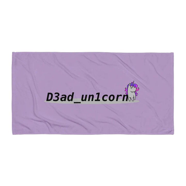 Unicorn Towel (Purple) product image (1)