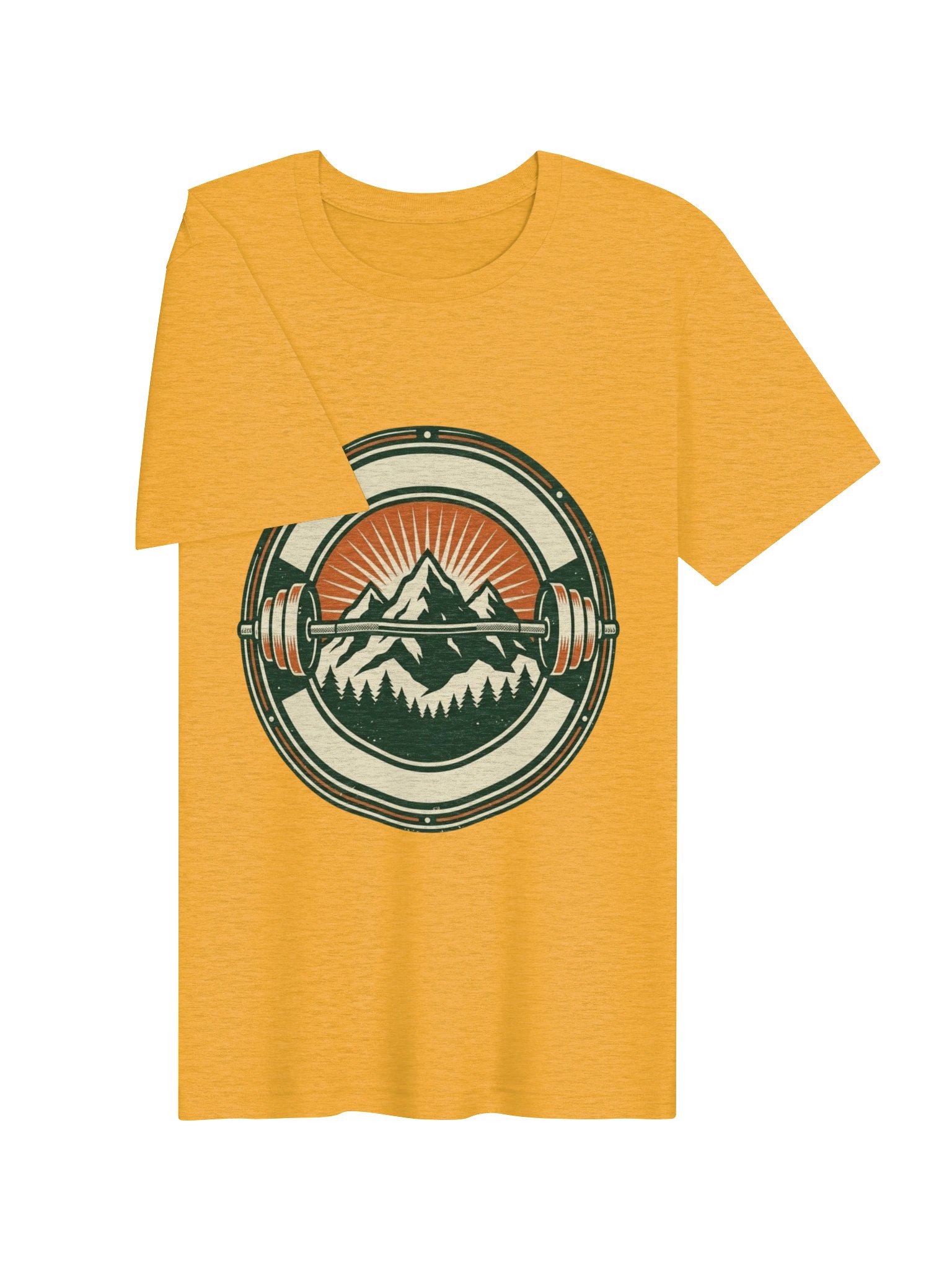 Mountain Strength — Retro Gym Badge product image (2)