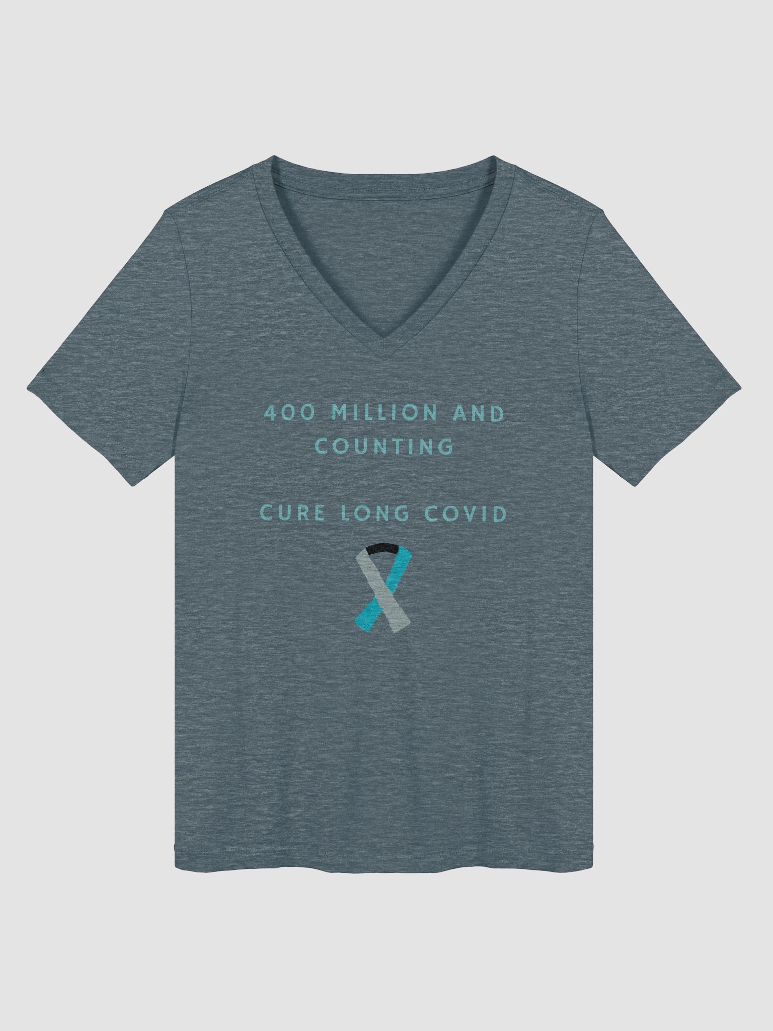 400 Million And Counting Relaxed V-Neck Tee product image (1)