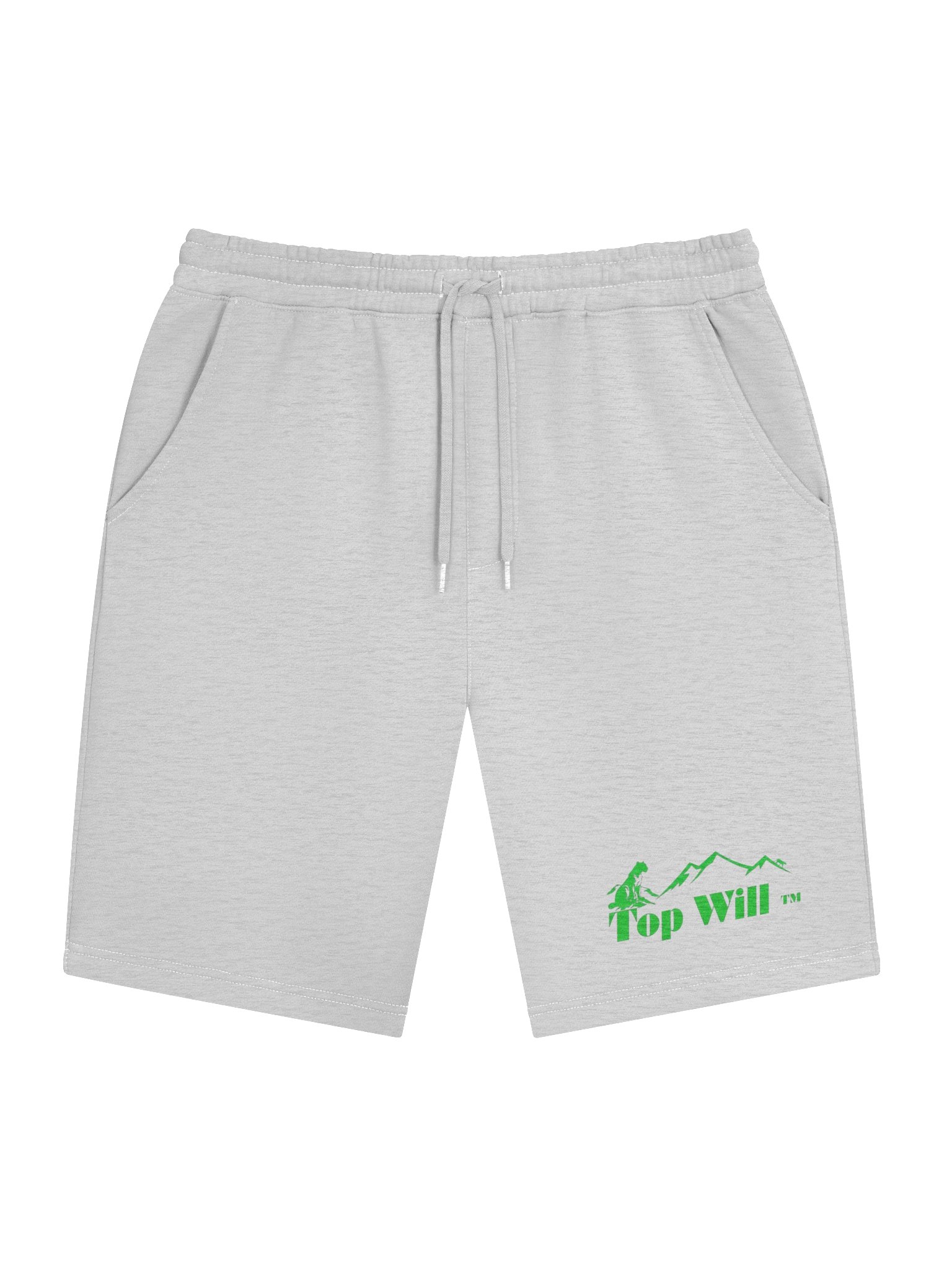 Top Will ™ Men's Grey and Green Fleece Shorts product image (1)