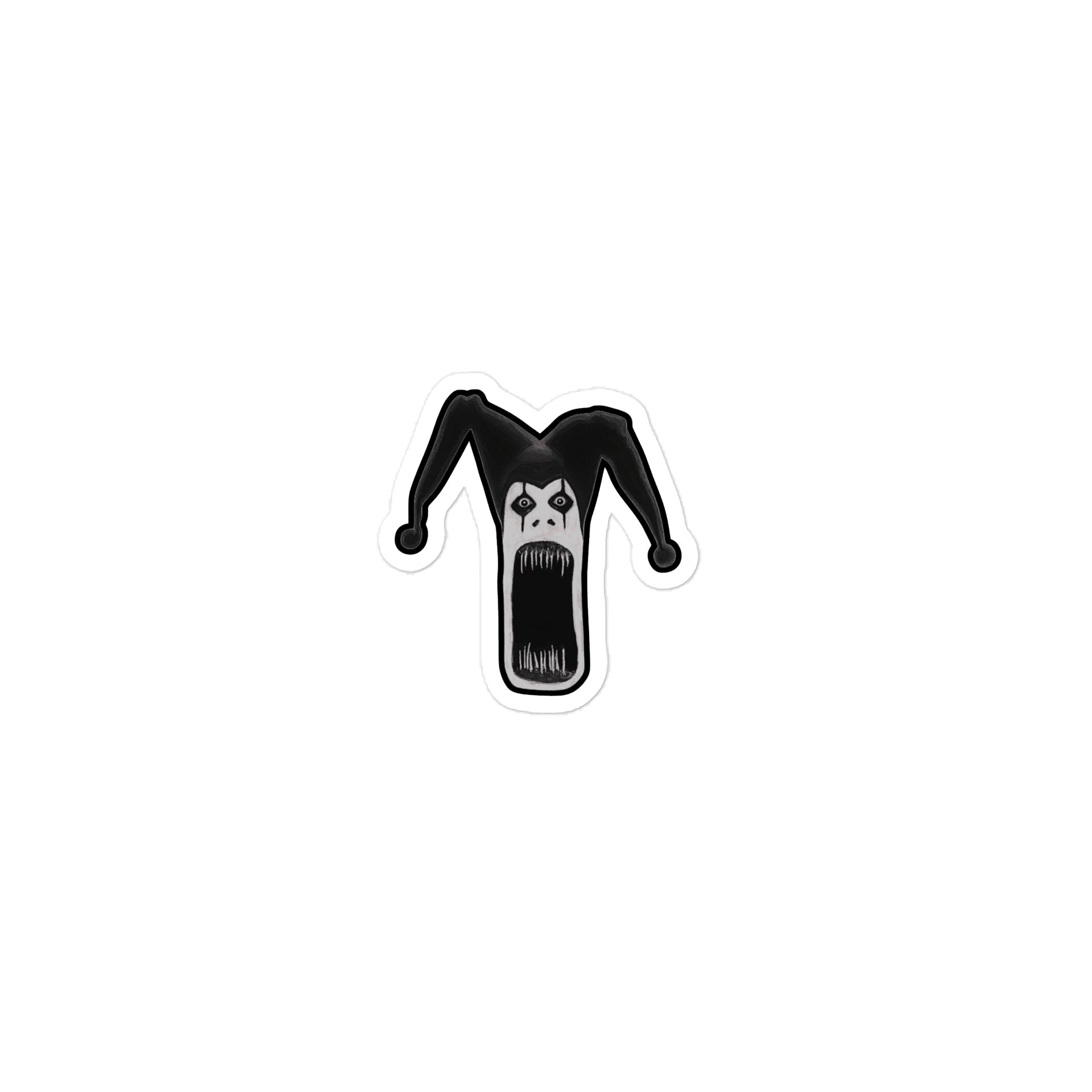 Jester’s Scream™ — Shadow Edition Sticker product image (1)