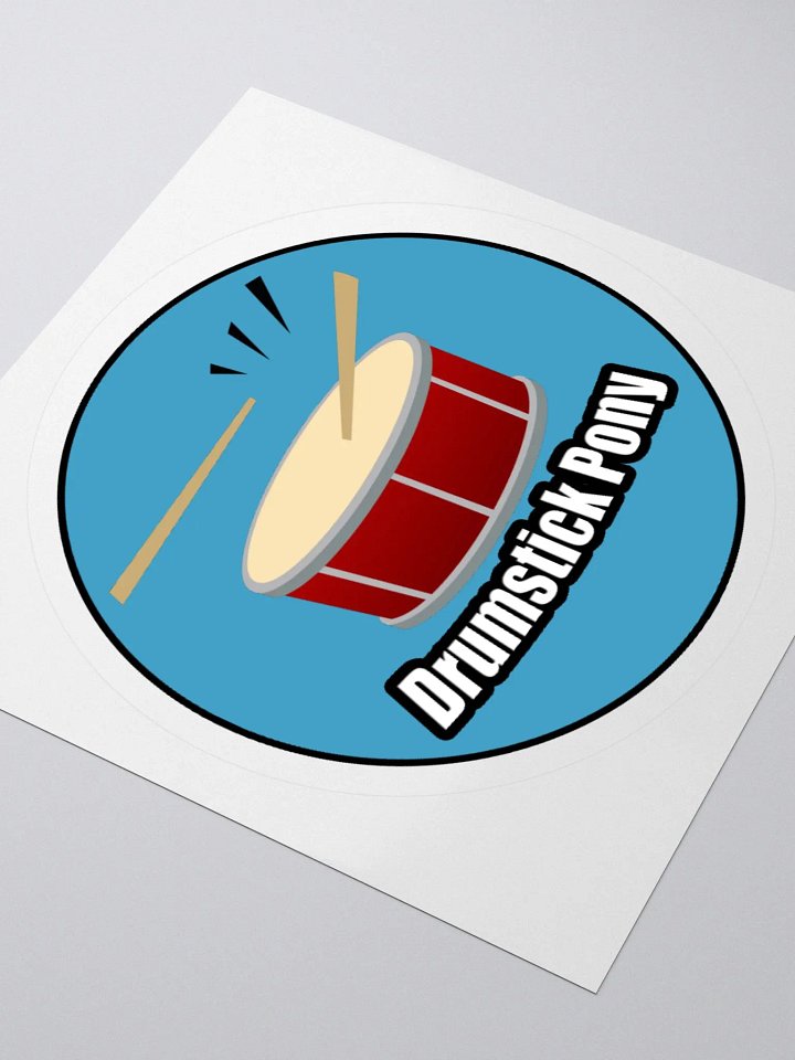 Drumstick Pony Logo Kiss Cut Stickers product image (3)