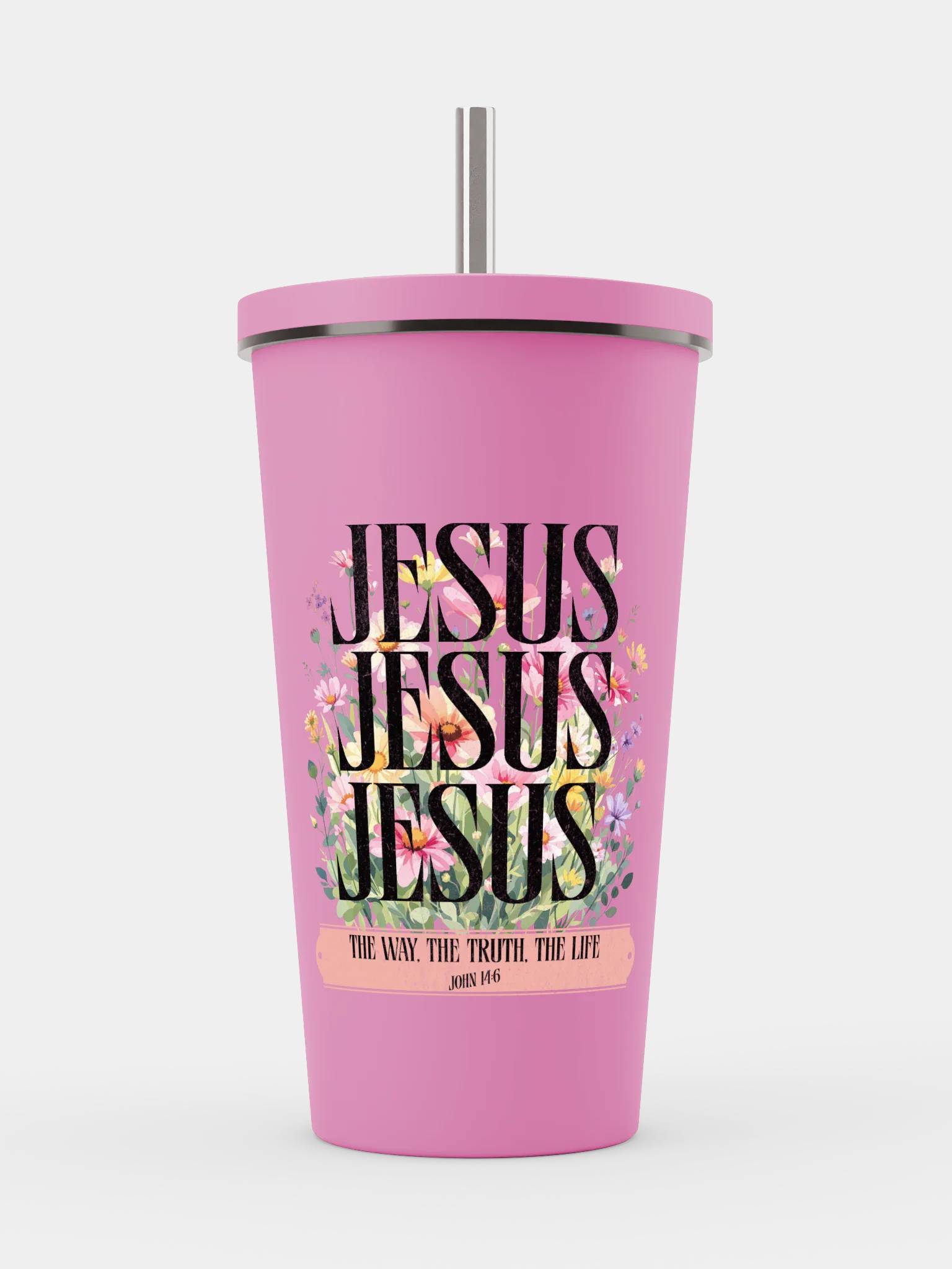 Jesus Floral Faith Tumbler product image (1)