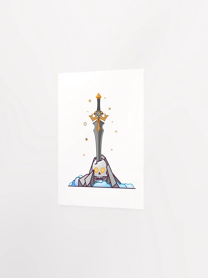 Sword in the Skull - Argent Variation - Poster product image (2)