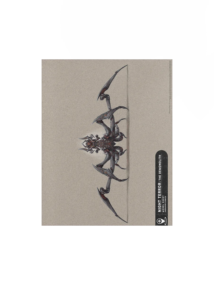 NIGHT TERROR: Demonolith Concept Art Print product image (2)