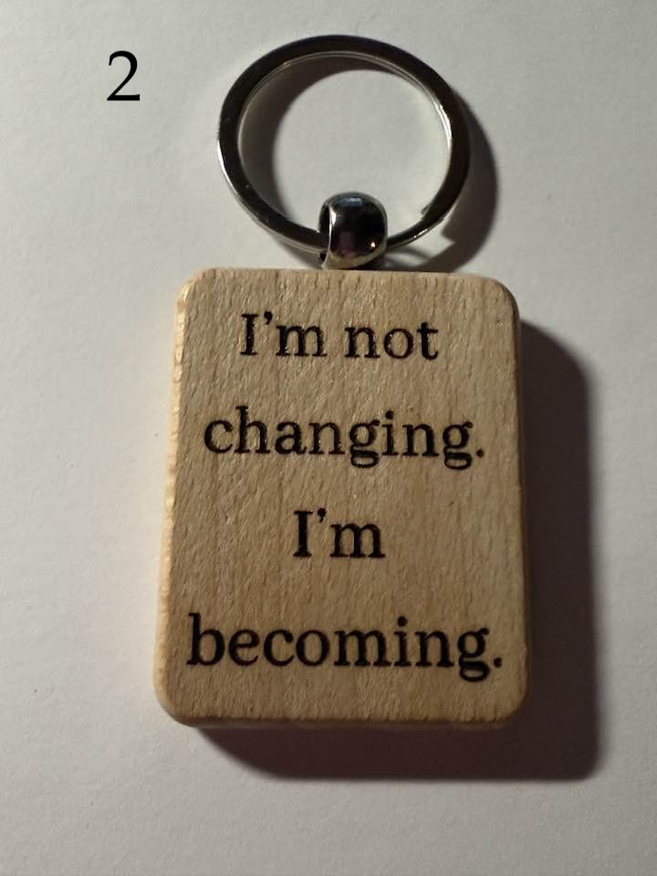 LGBTQ+ Wooden Engraved Keychains | Pride, Love & Identity Designs | Handmade & Meaningful (1) product image (2)