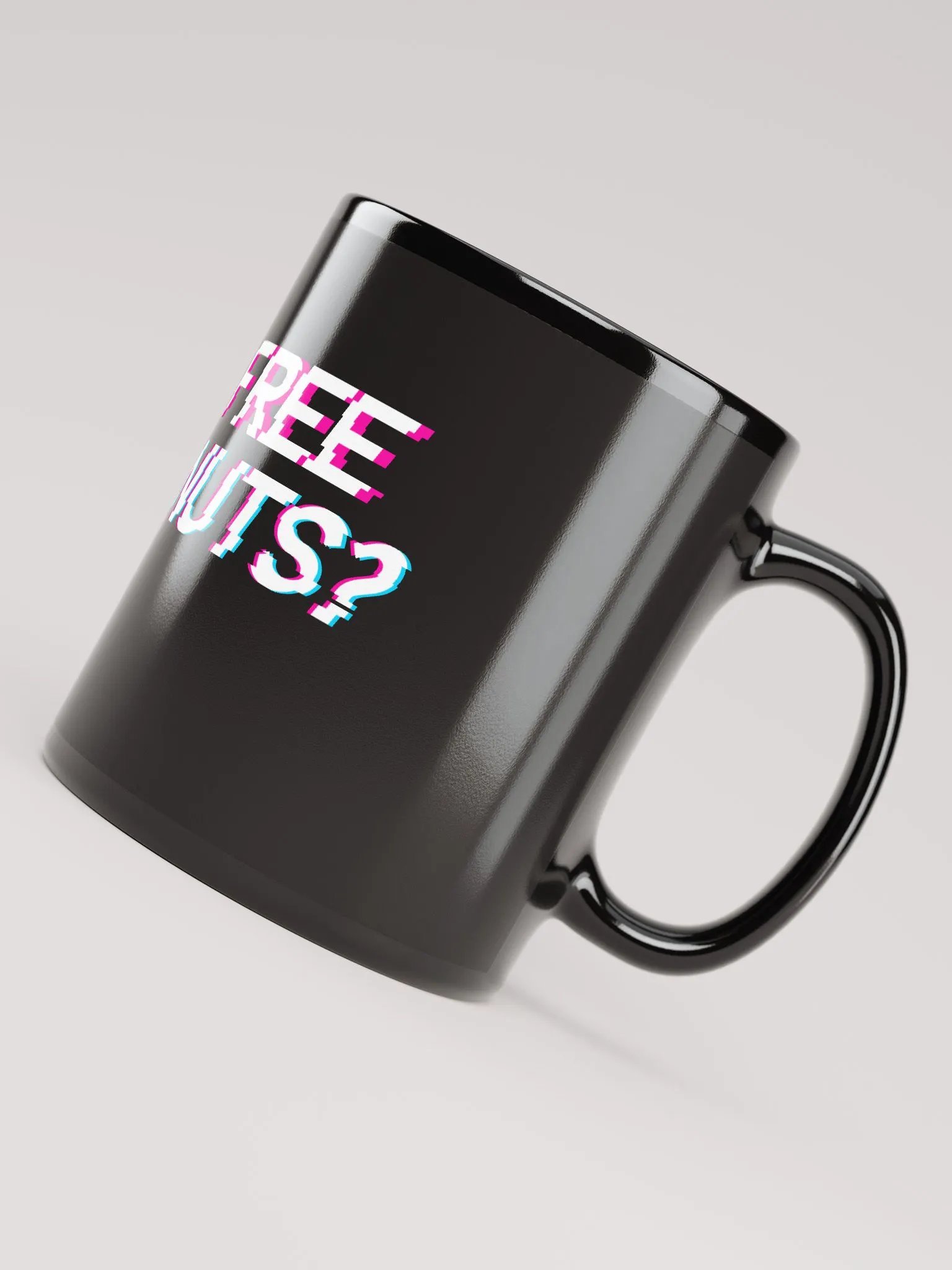 Free Nuts? Black Glossy Mug product image (7)