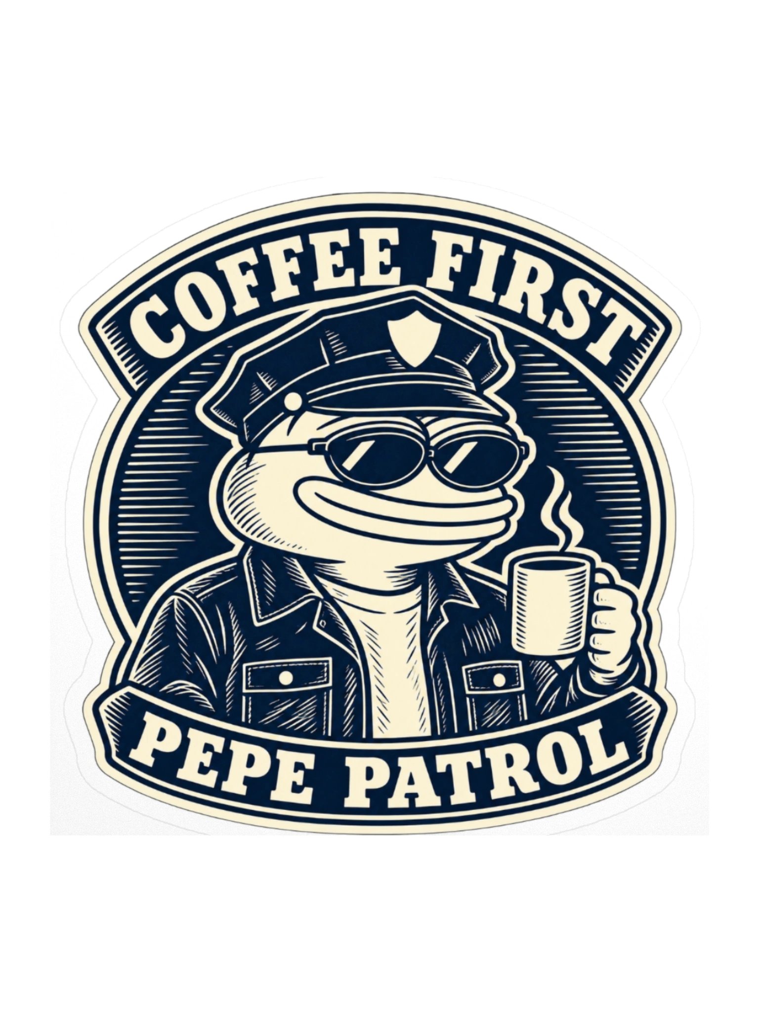 Coffee First Art Sticker product image (1)