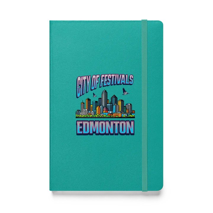 City of Festivals Edmonton Hardcover Notebook product image (1)