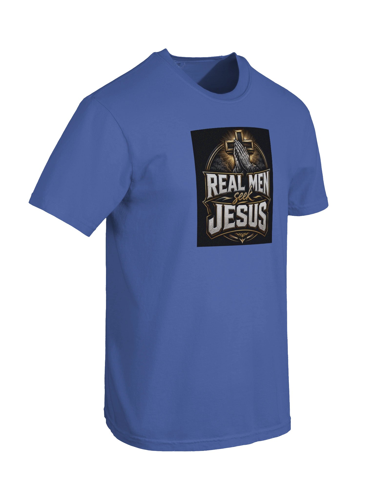 Real Men Tee-Blue product image (6)