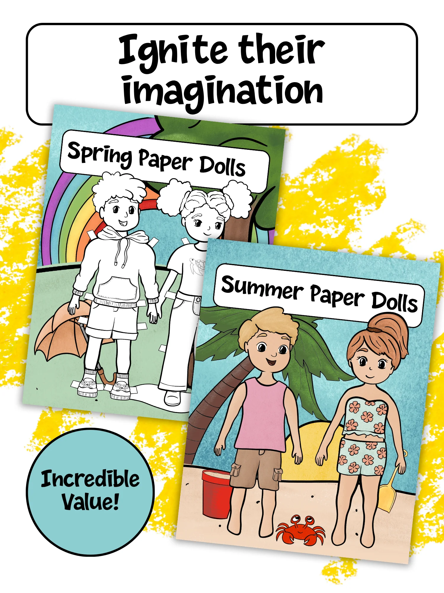 Paper Doll Bundle --Spring and Summer Collections product image (1)