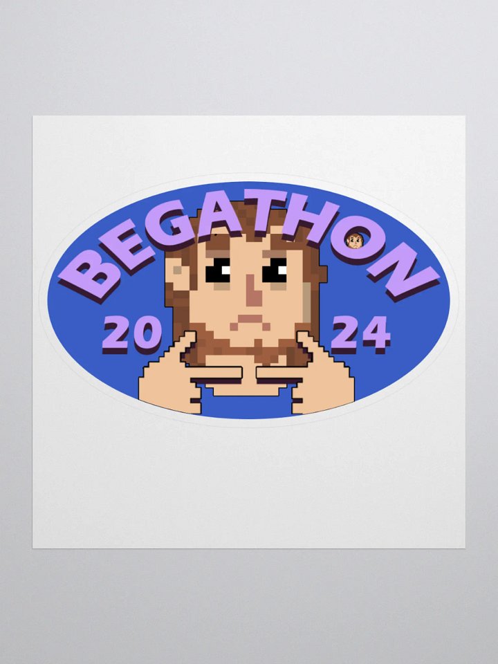 Begathon 2024 Sticker product image (1)