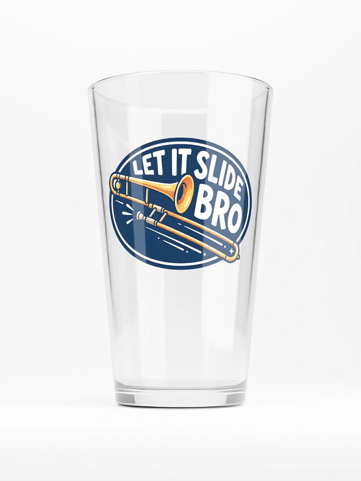 Let It Slide Pint Glass product image (1)
