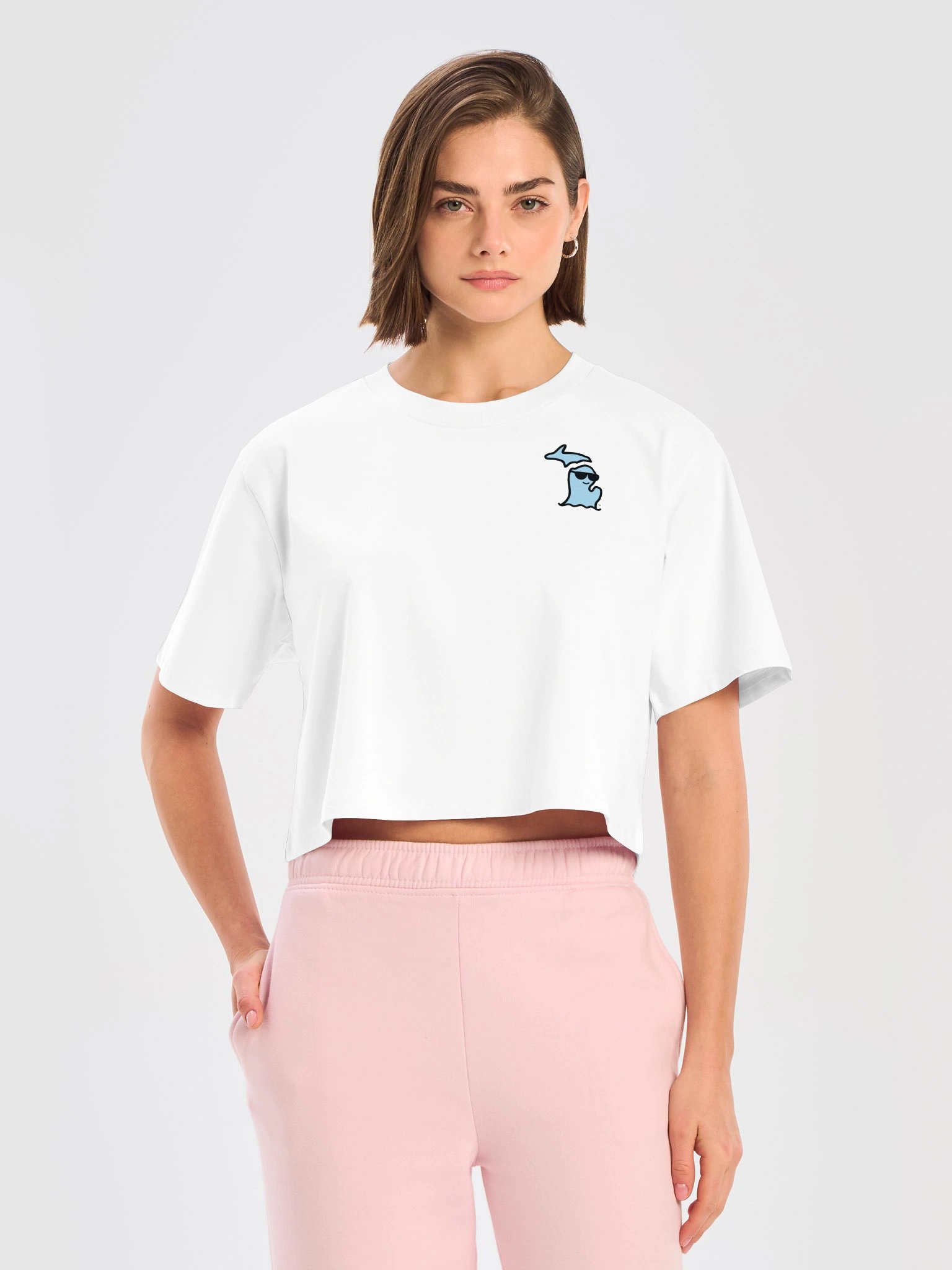 Michigan Waves Cotton Crop Tee product image (2)