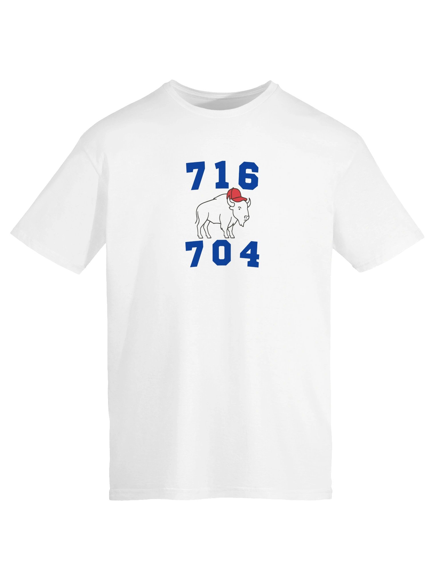716 x 704 White T-Shirt product image (1)