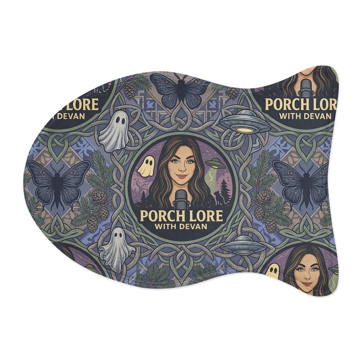 PORCH LORE DEVAN PERIWINKLE MOTH PET FEEDING MAT product image (1)