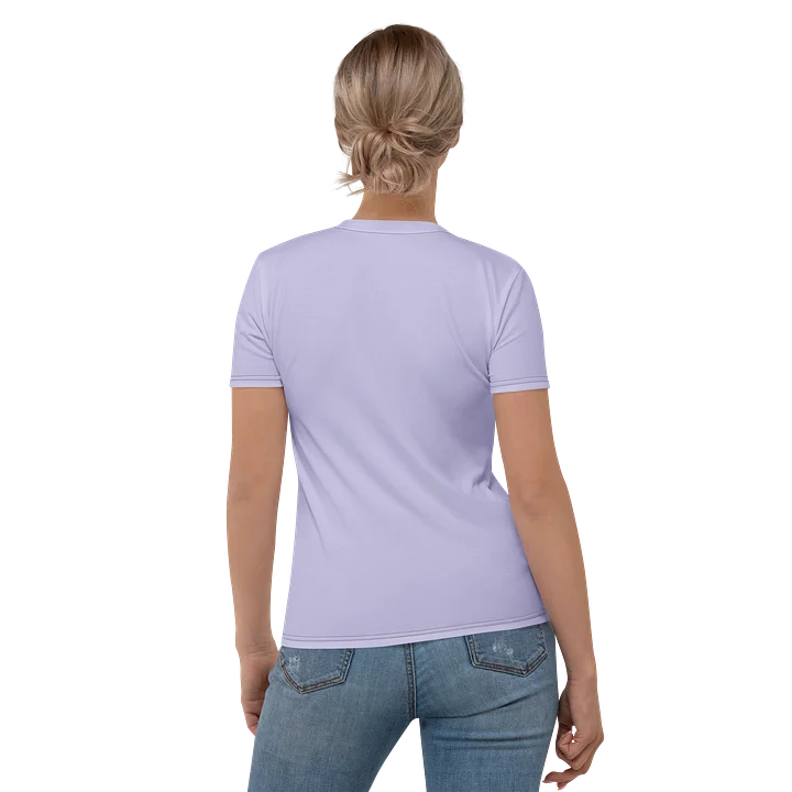 Lavender All-Over Print Crew Neck Tee product image (2)