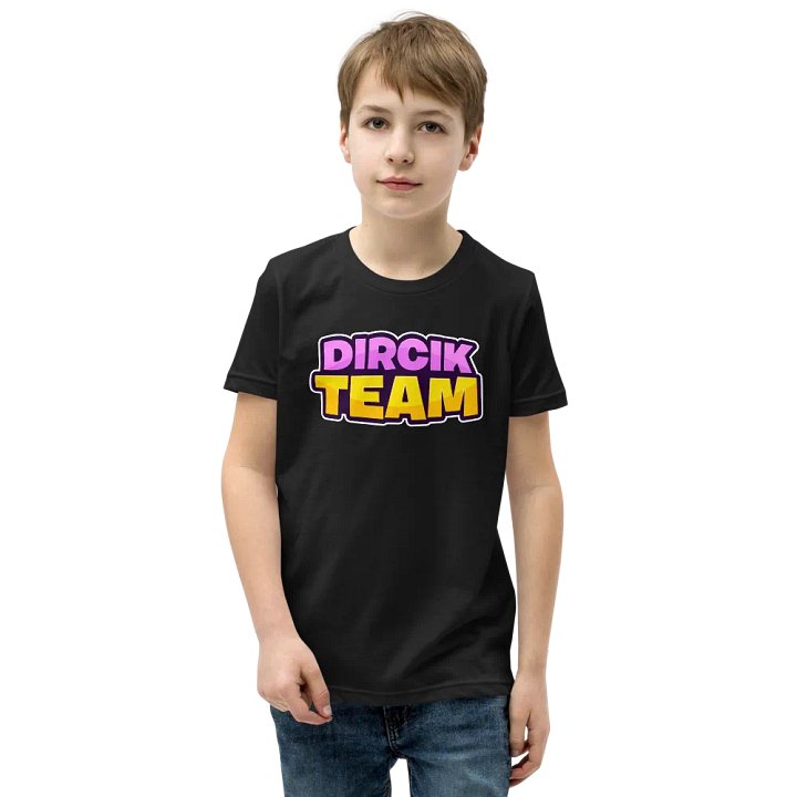 KOSZULKA DIRCIK TEAMㆍDLA DZIECIㆍCzarna product image (2)