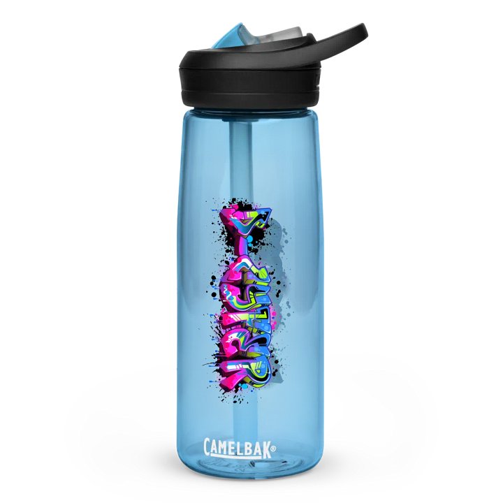 D-cyfer Logo Graffiti DNA Double Helix Sports Water Bottle product image (4)