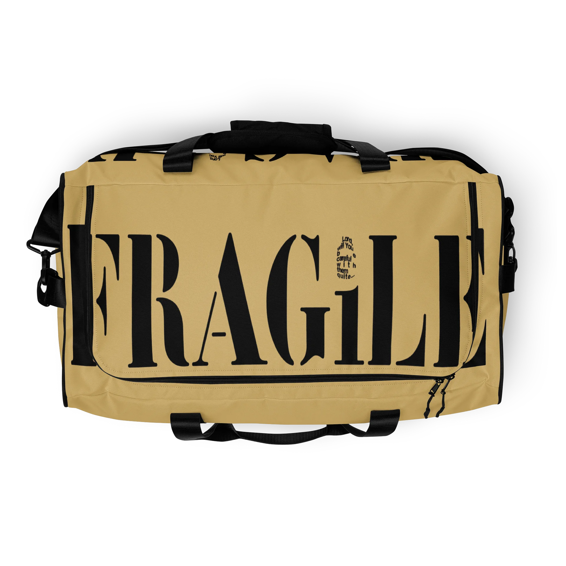 FRAGiLE Tan Duffel Bag product image (8)