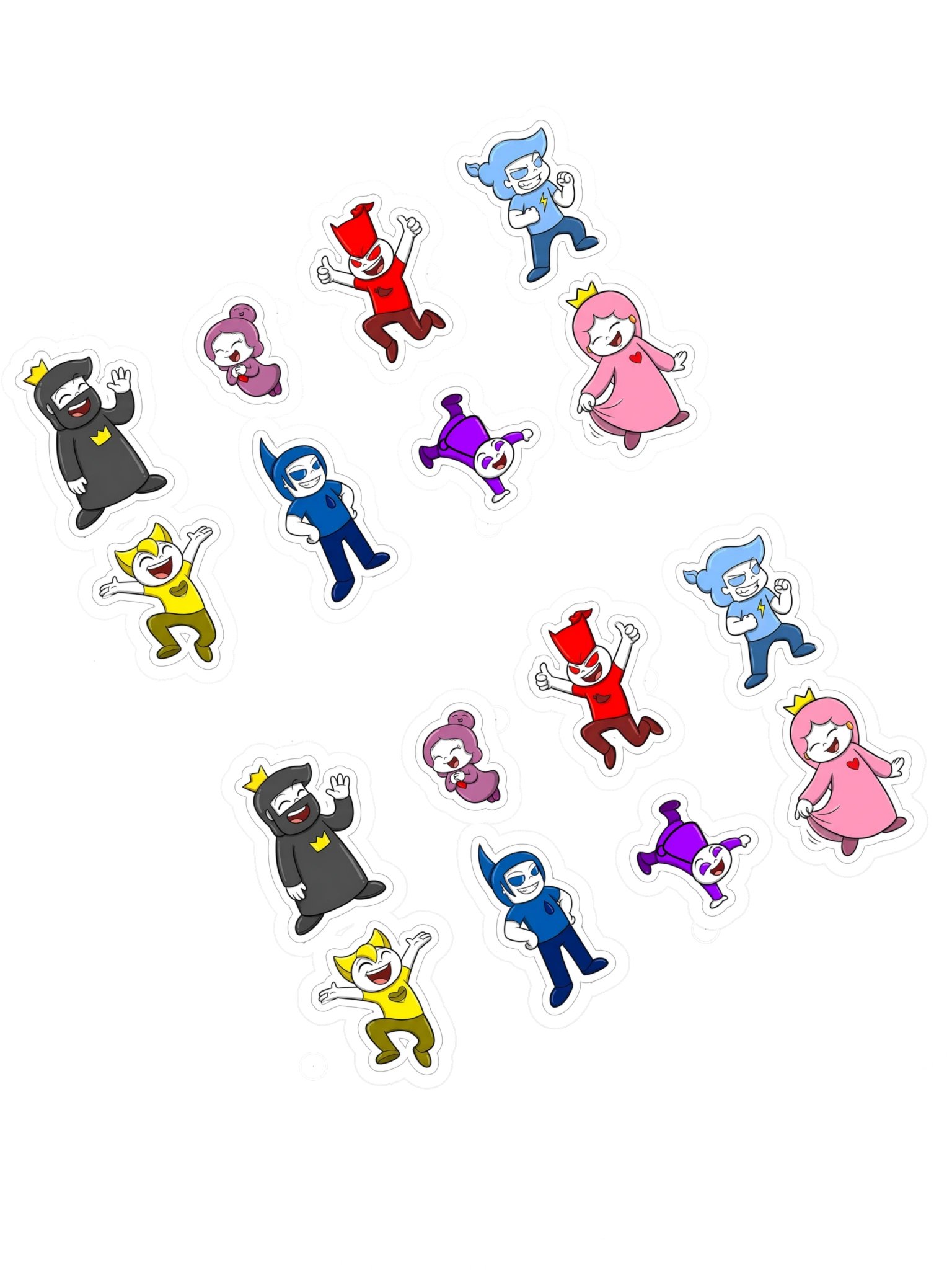 ستكرات عائلة مستر ماس | MrMAS Family Sticker Sheet product image (1)