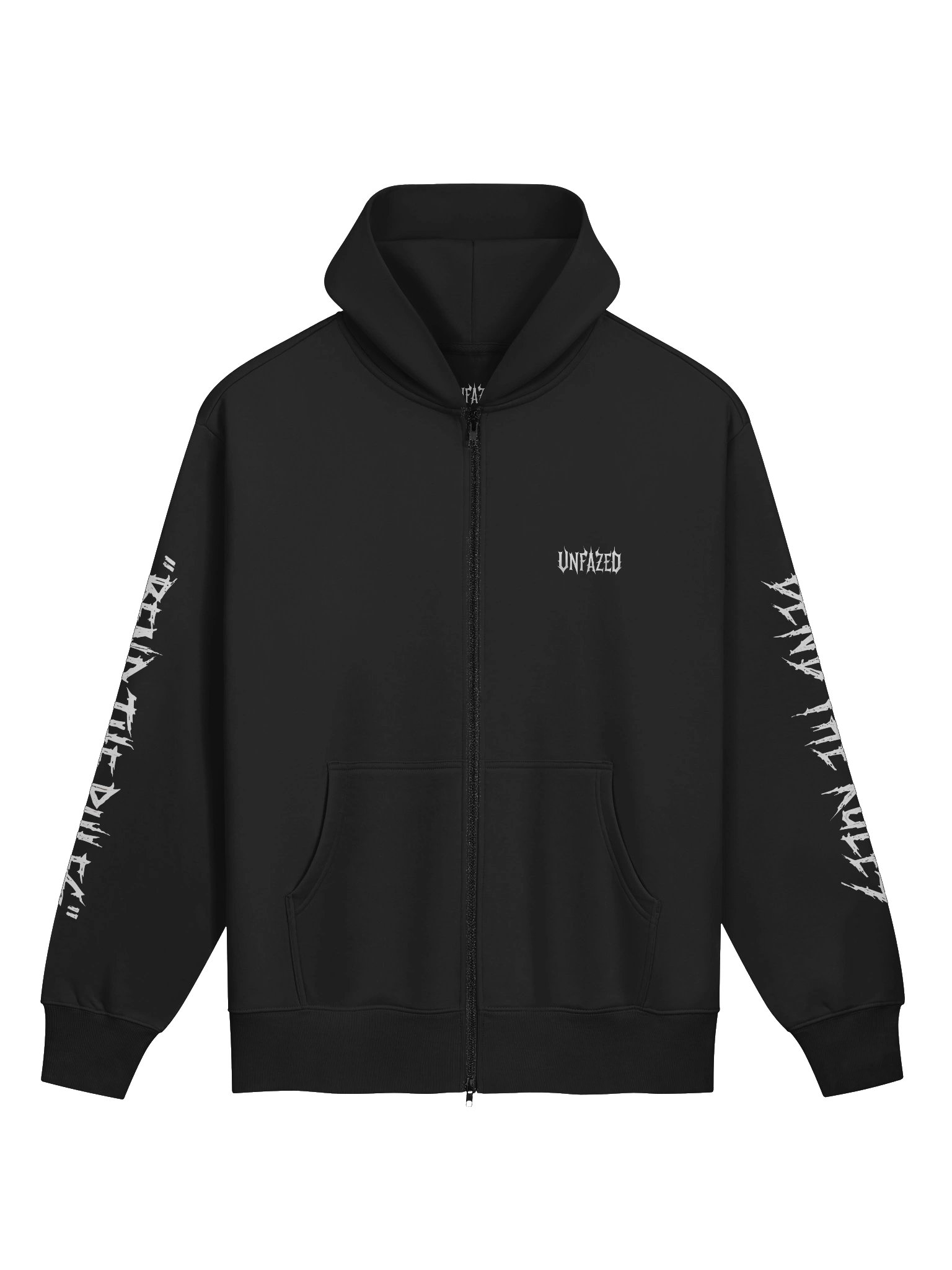 UNFAZED UNISEX OVERSIZED ZIP HOODIE product image (1)