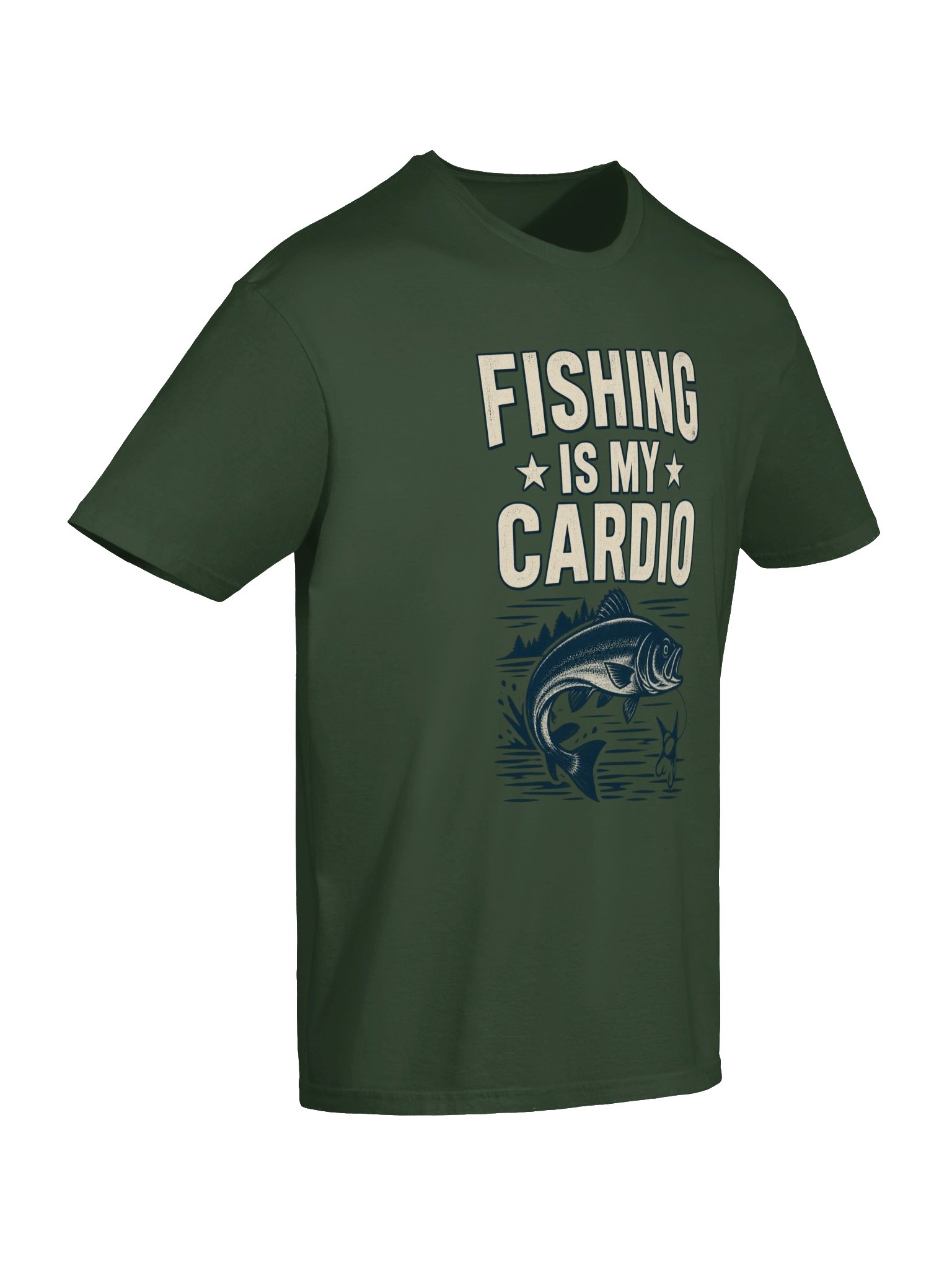 Fishing Is My Cardio T-shirt product image (6)