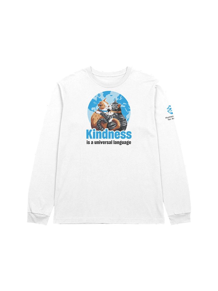 Kindness is a universal language - Long sleeve tee product image (1)