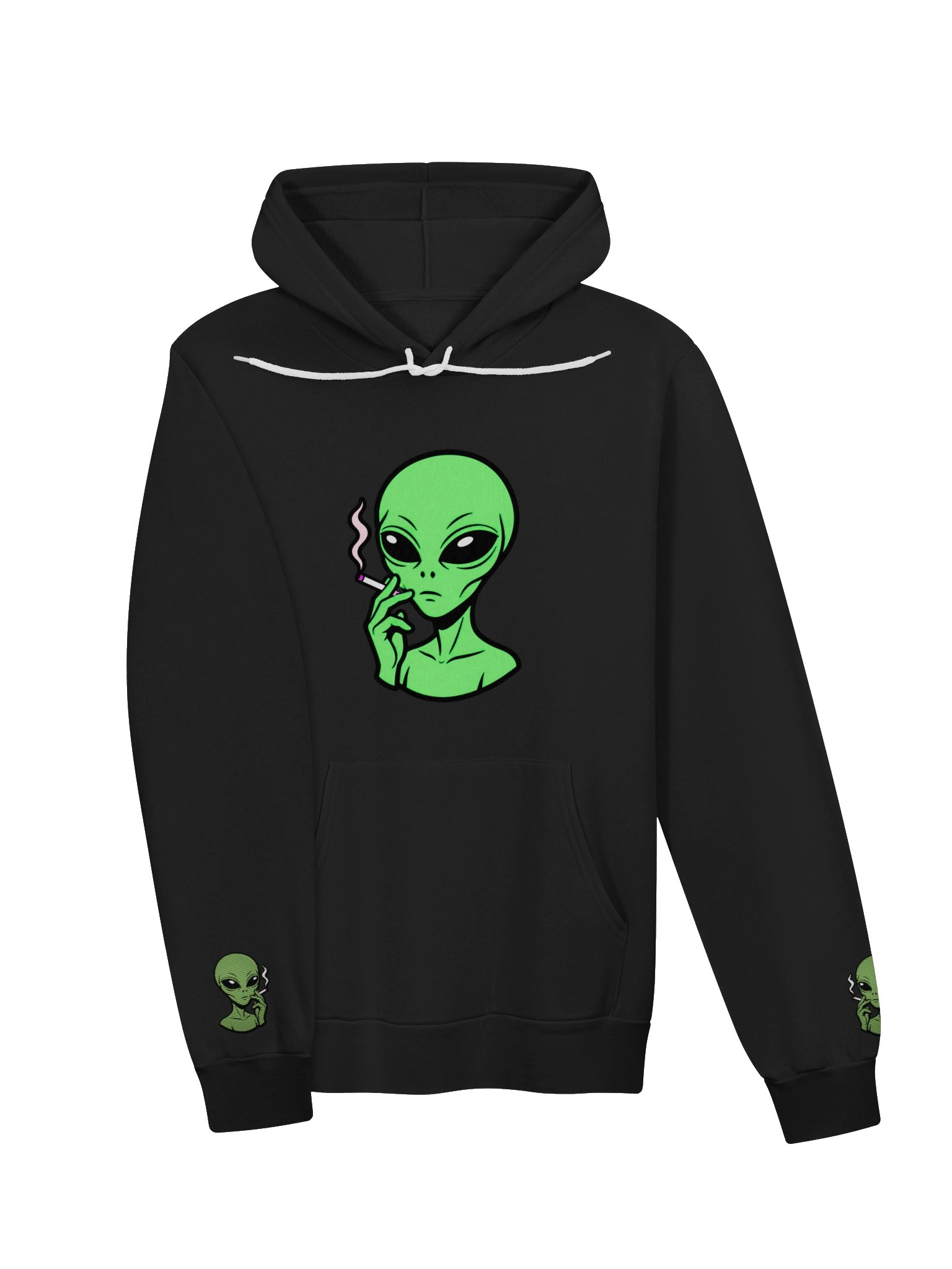 Alien Man Has Fucking Left The Planet Hoodie product image (3)