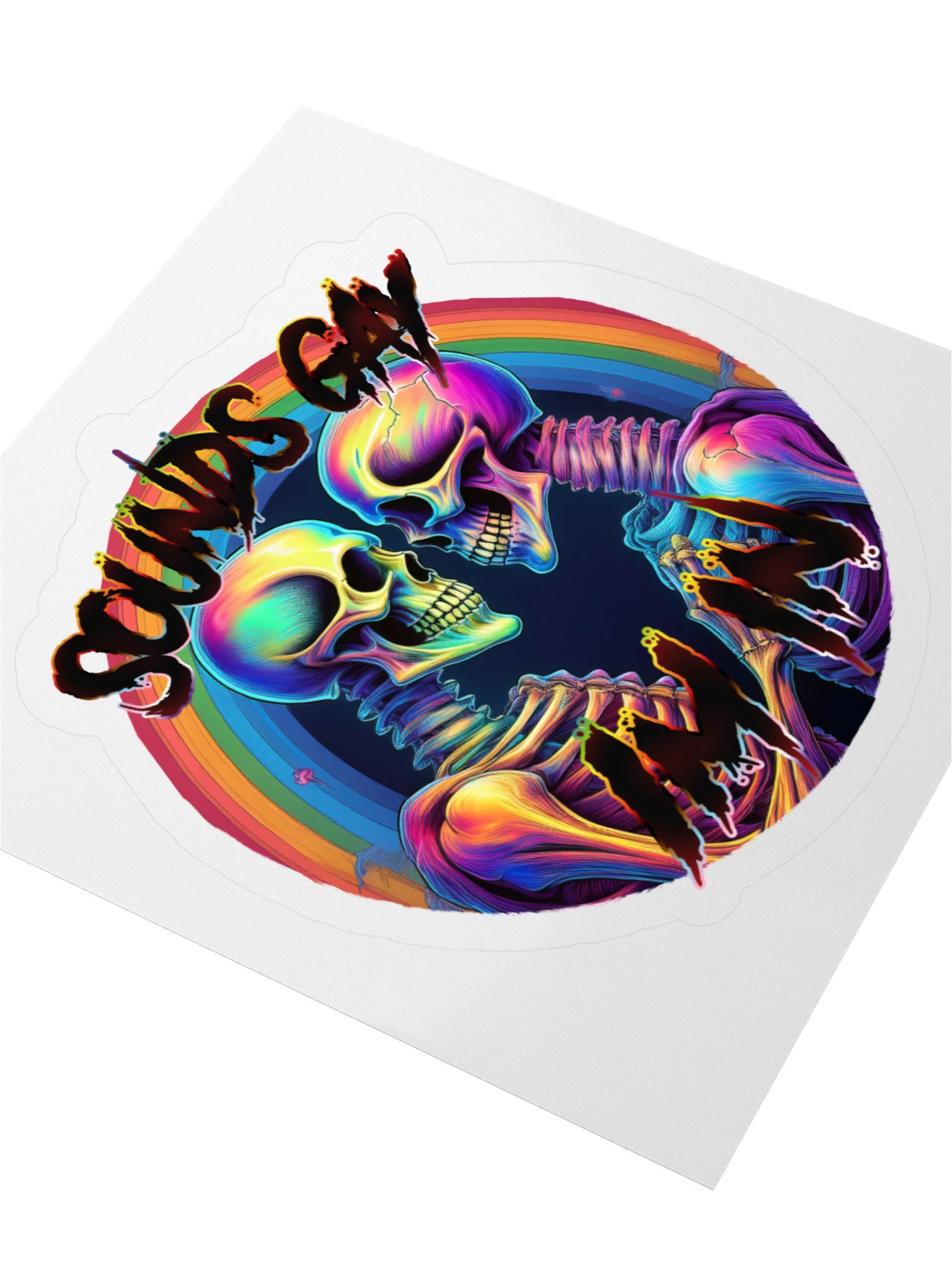 Sounds Gay Cut Stickers product image (8)