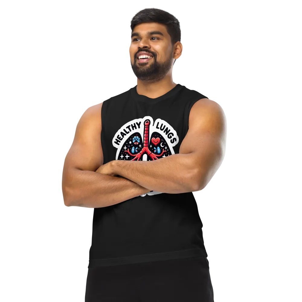 Vibrant Lung Art Muscle Tank product image (12)