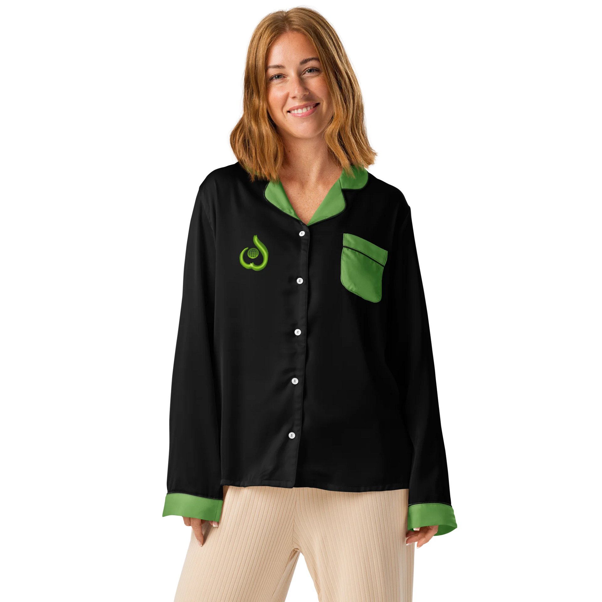 WILLOWISP Field Agent Solid Long Sleeve Pajama Top product image (1)