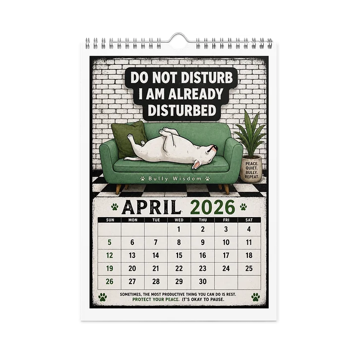2026 Calendar by Bully Wisdom product image (1)