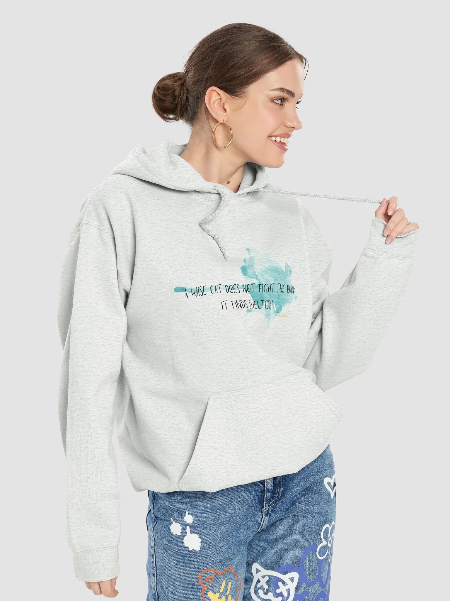 Vaikauri Cat Wisdom Hoodie product image (7)
