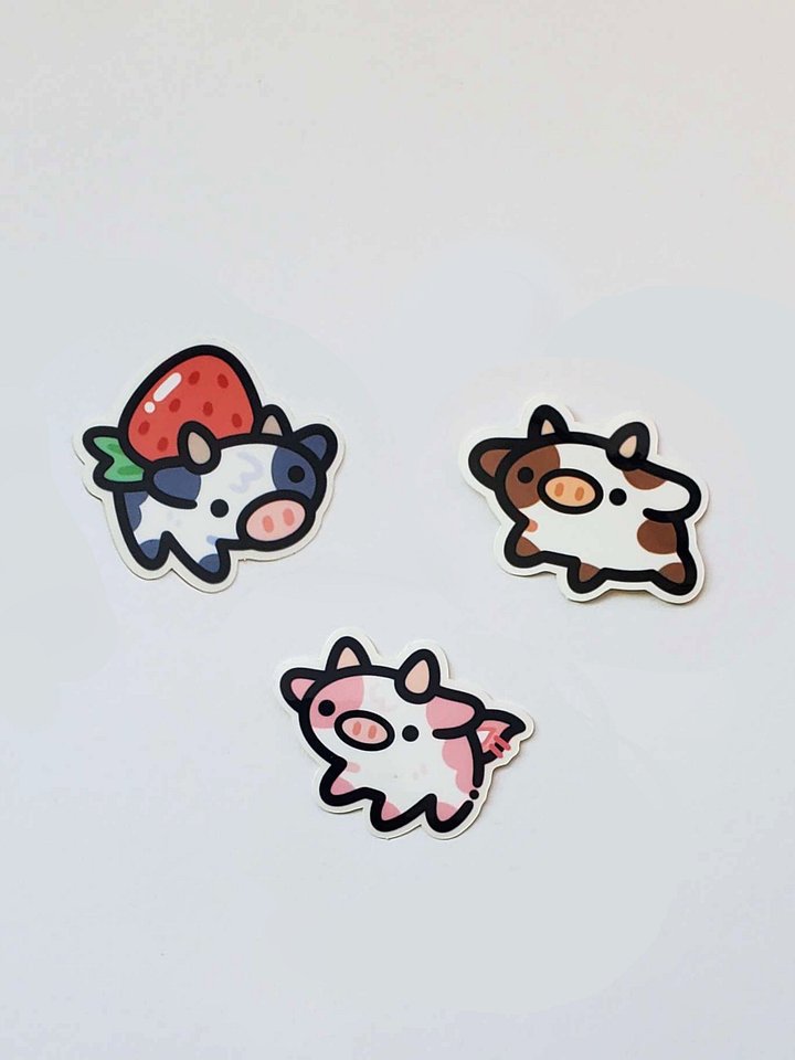 Cow Sticker Pack product image (2)