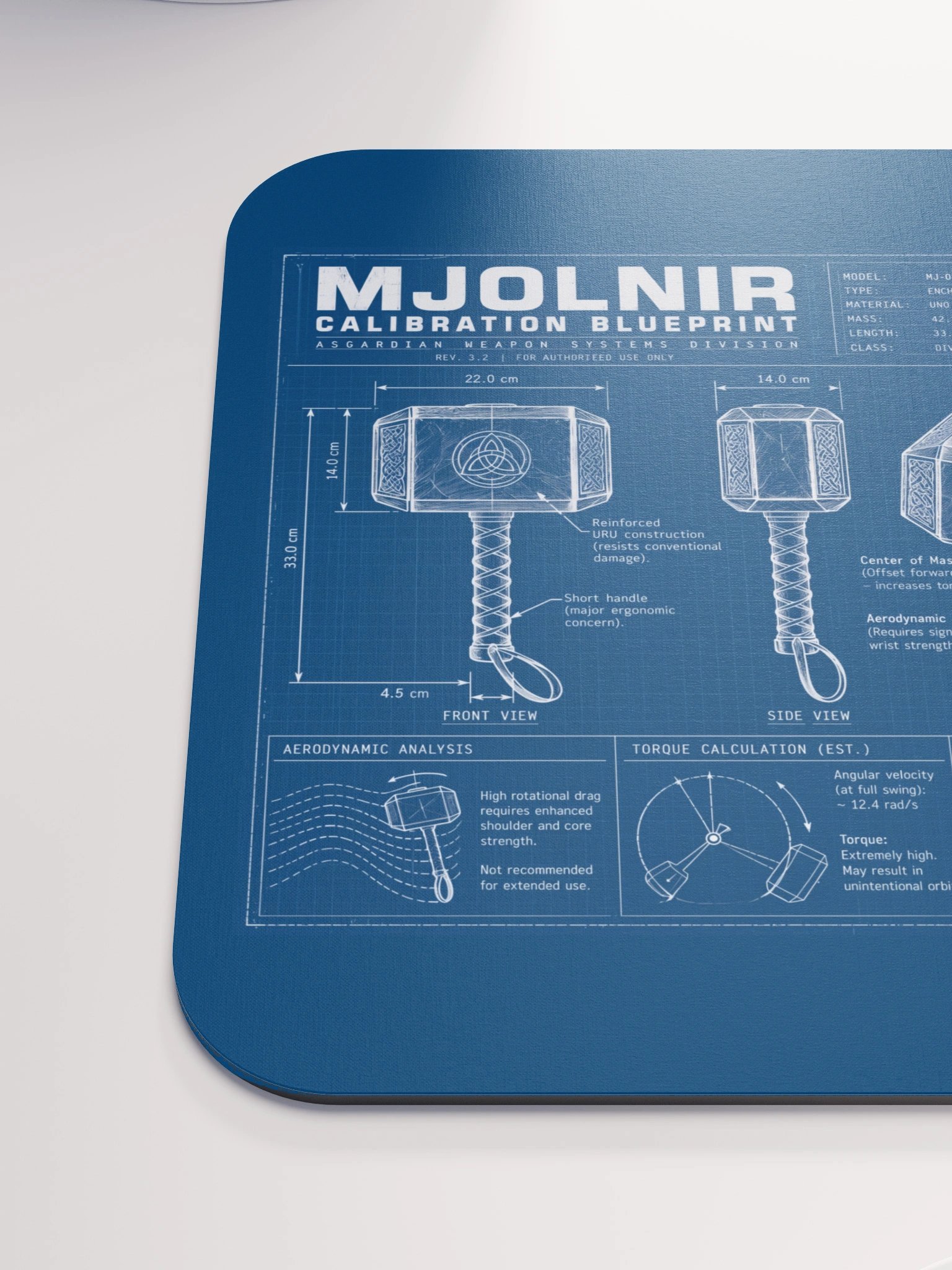 The Mjolnir Technical Specification Blueprint product image (9)
