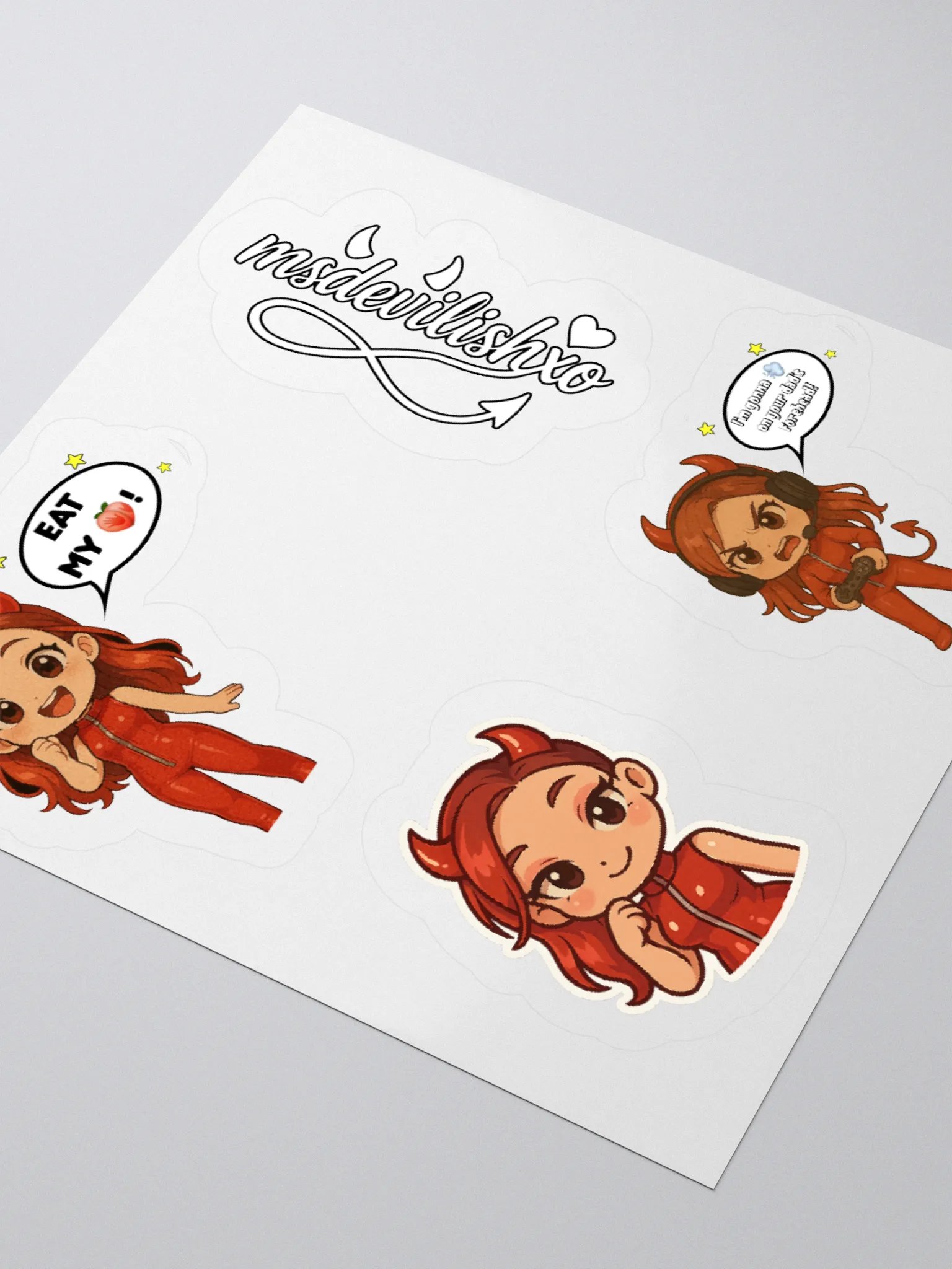 Devilishly Cute Sticker Sheet product image (7)