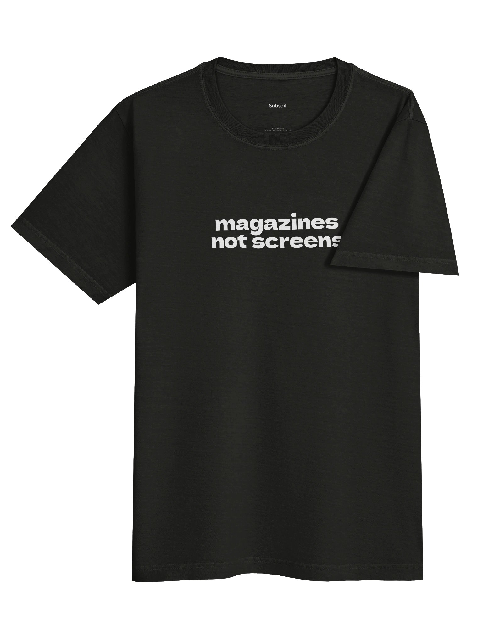 magazines not screens regular tee product image (4)