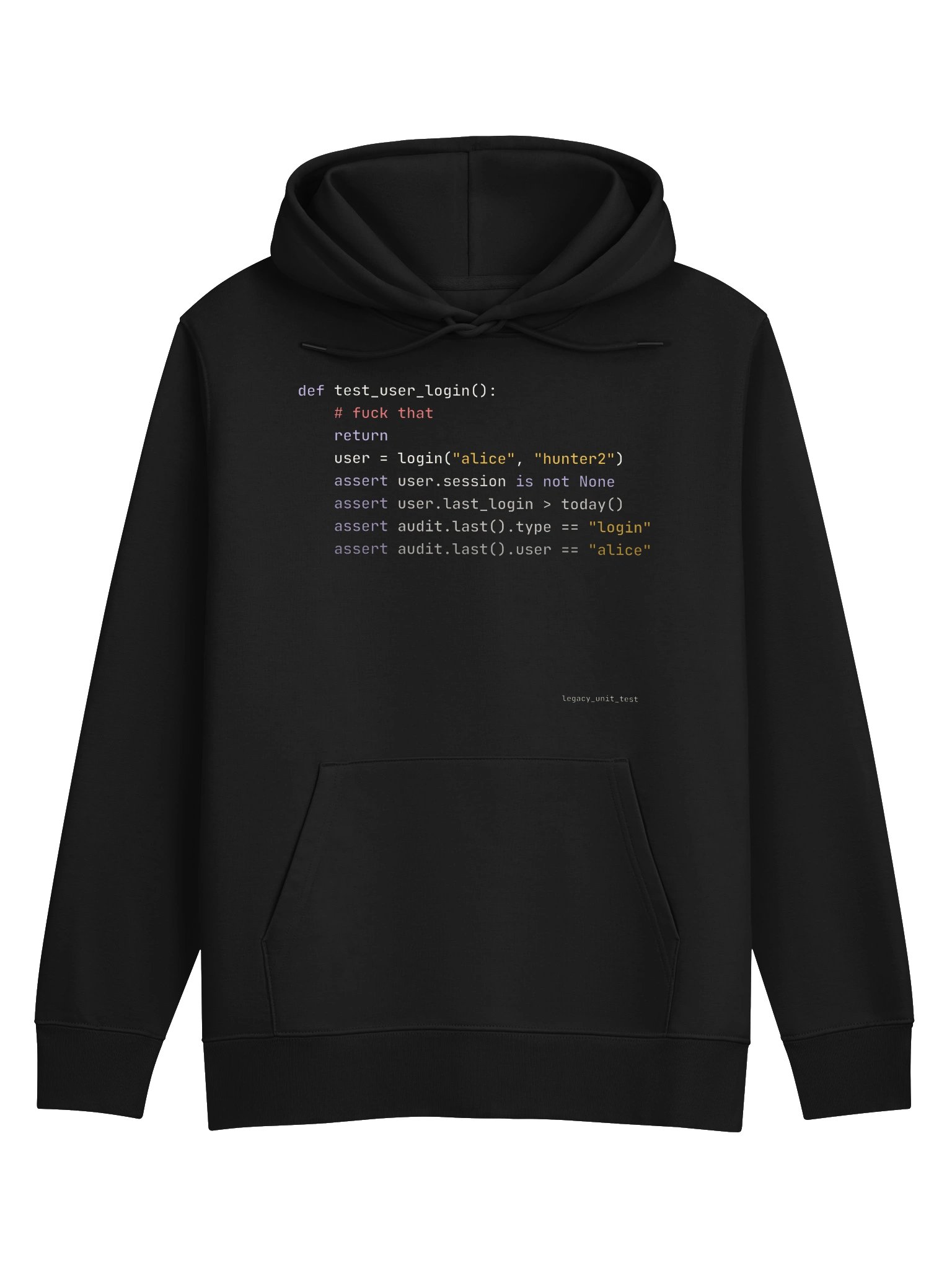 Skipped Test · Python hoodie product image (1)