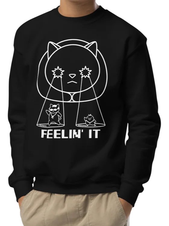 Goromi the Cat (Surreally Spotlighted Dancing) - Unisex Youth Sweatshirt product image (6)