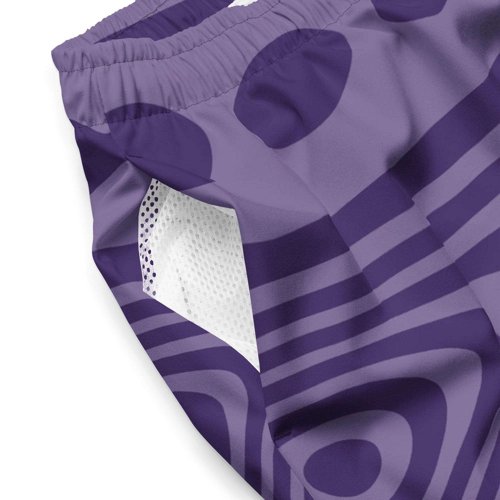 Psychedelic Waves Swim Trunks product image (4)