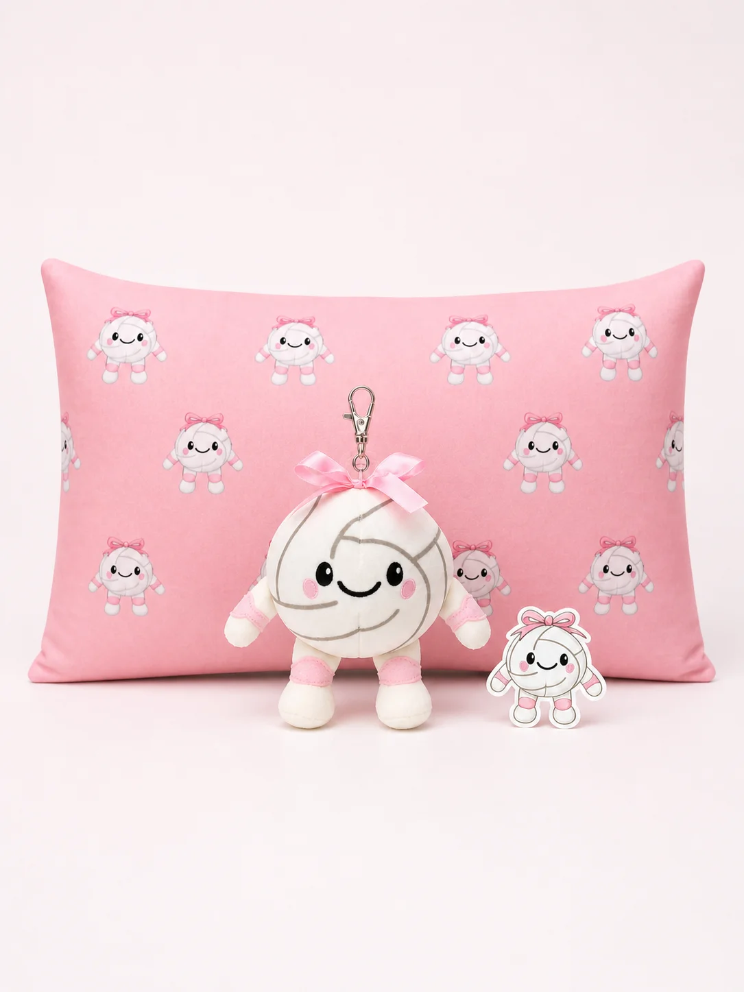 Volley Dolly Bag Charm, Pillow & Sticker Set product image (1)