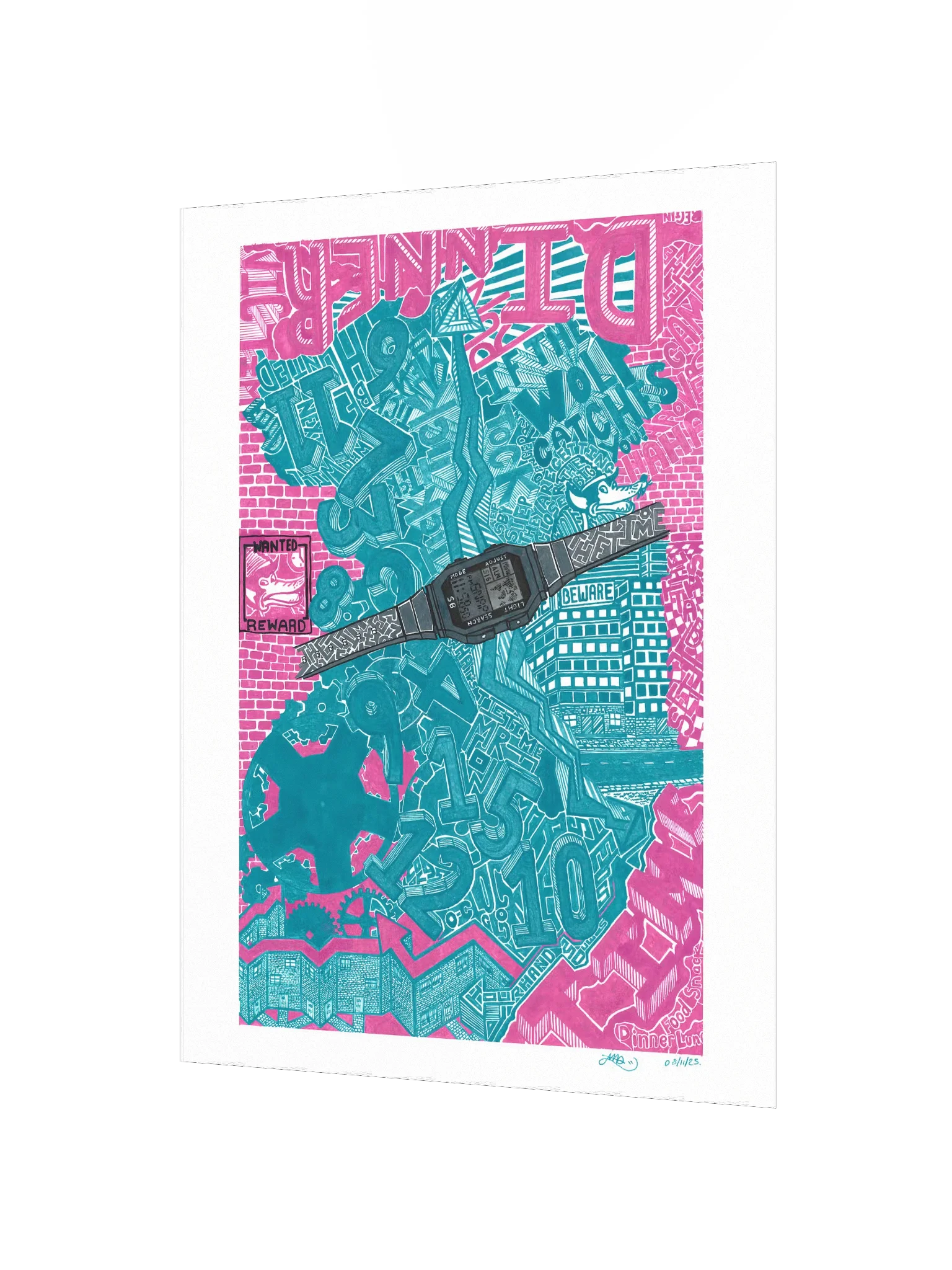 Whats the time Mr Wolf Matte Poster Print product image (2)