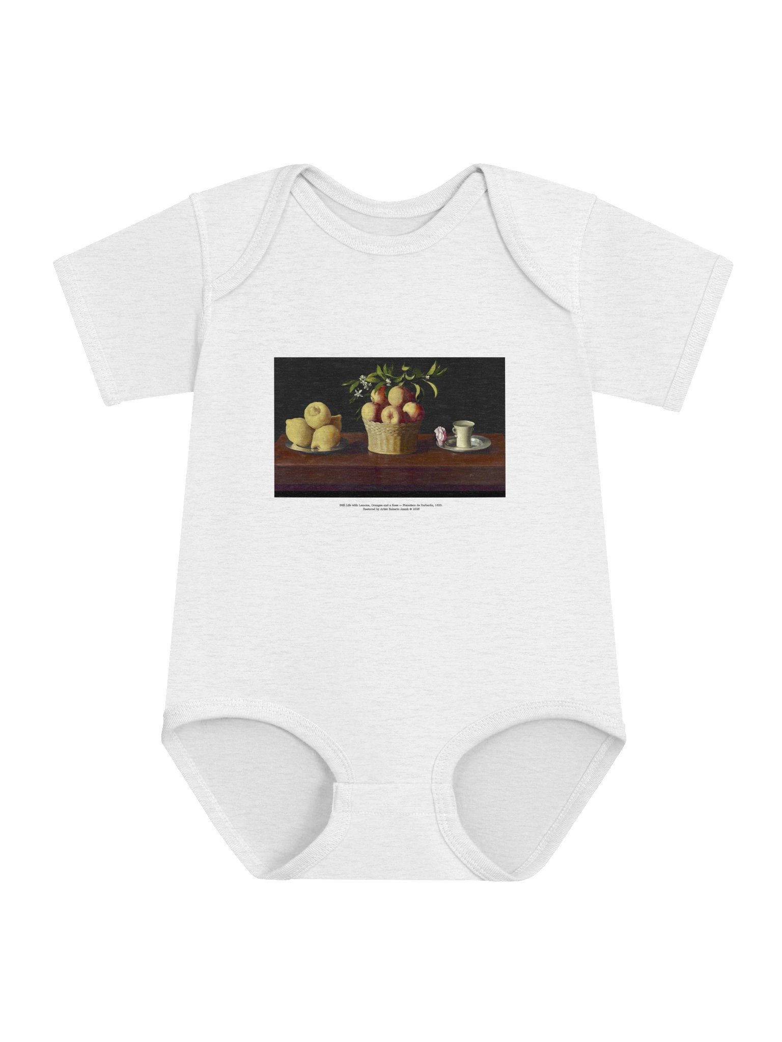 Still Life with Lemons, Oranges and a Rose — Onesie product image (1)