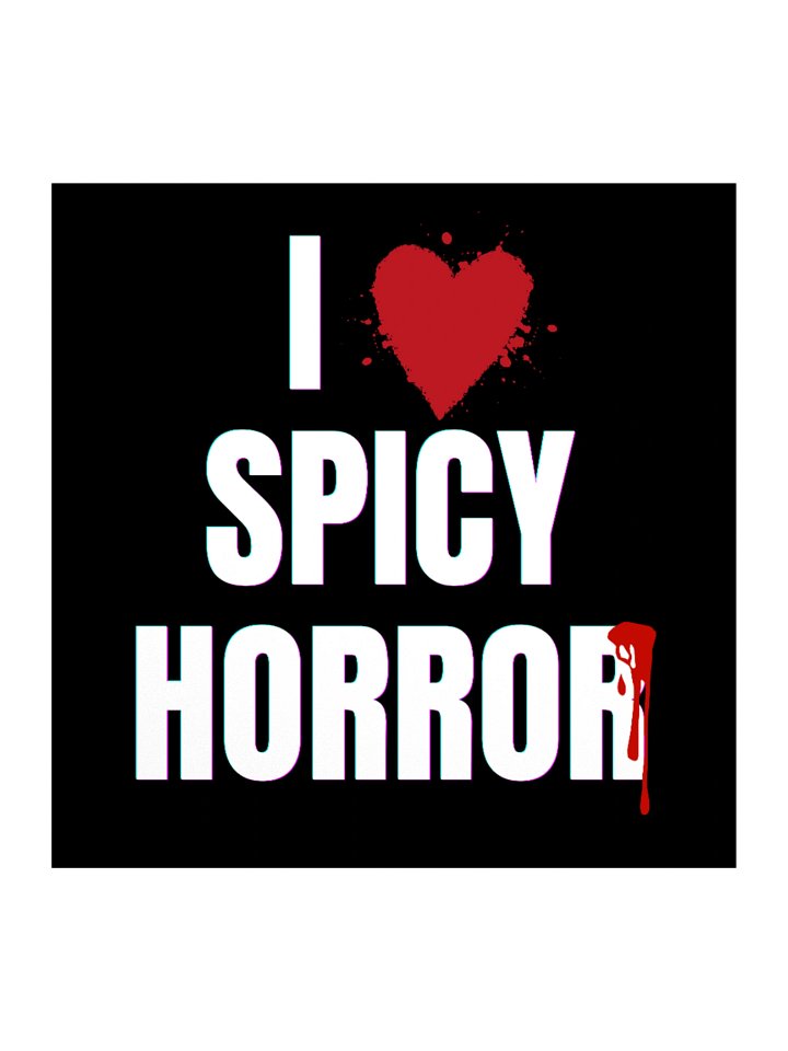 I love Spicy Horror Sticker product image (1)
