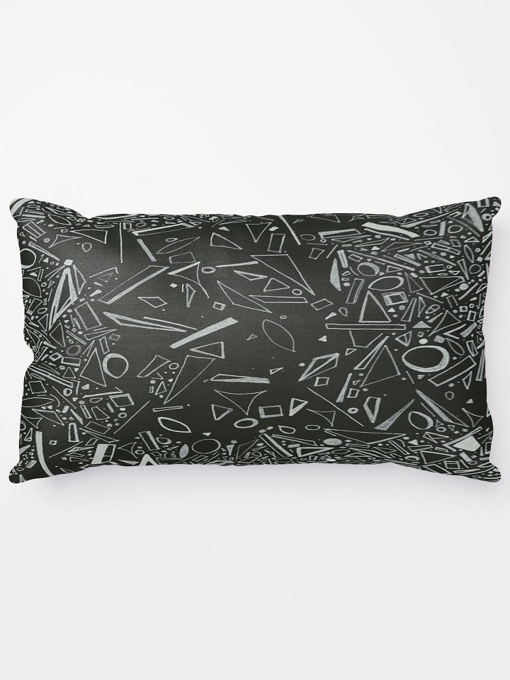 Long Graphic Black-White Pillow product image (1)