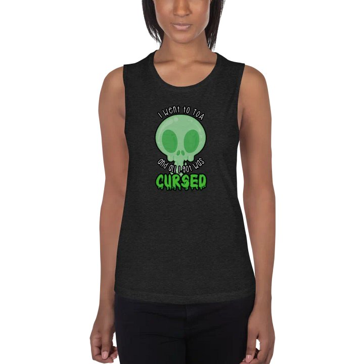 All I Got Was Cursed - Monk - Women's Style Muscle Tank product image (1)